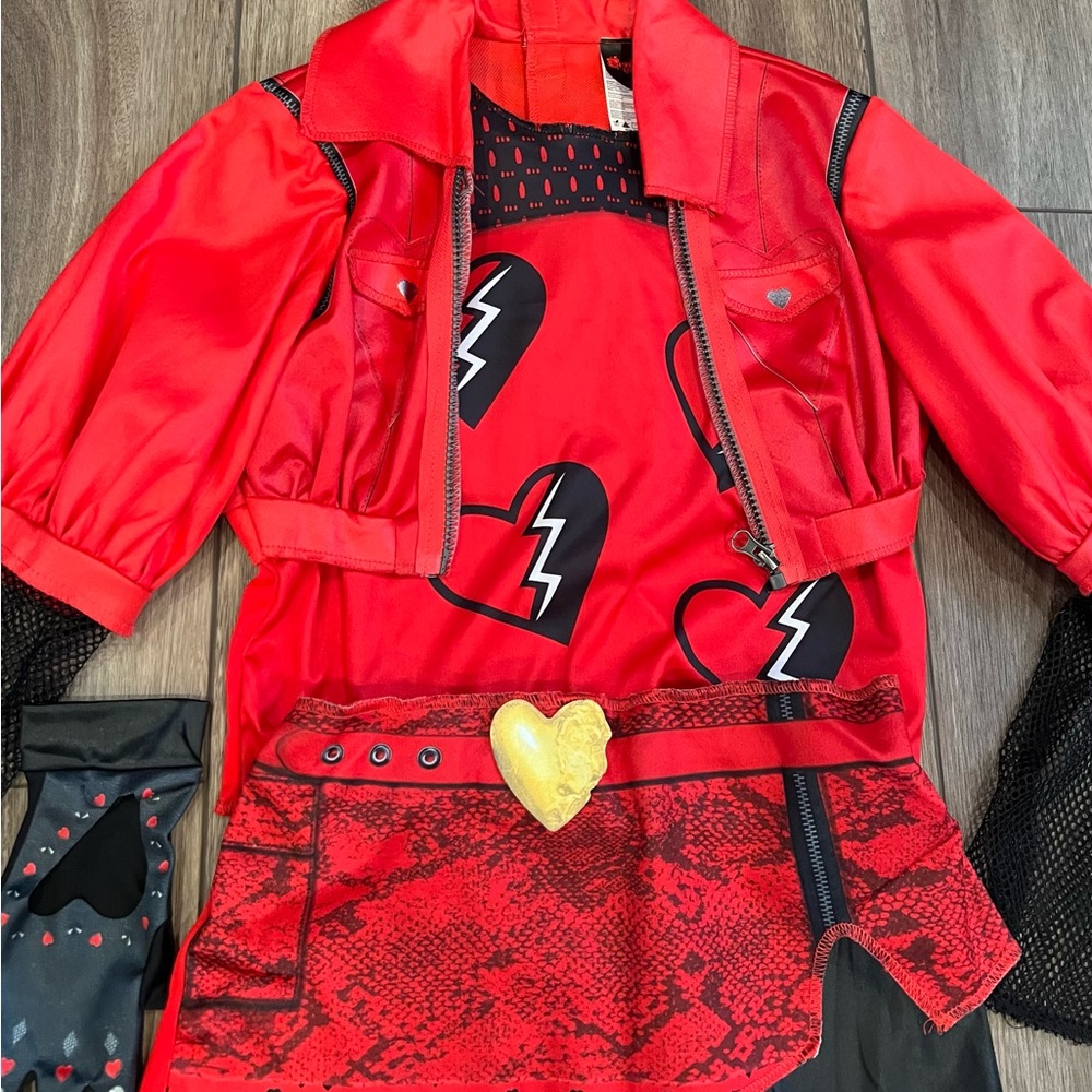 Disney Red and Black Heart Costume for Kids